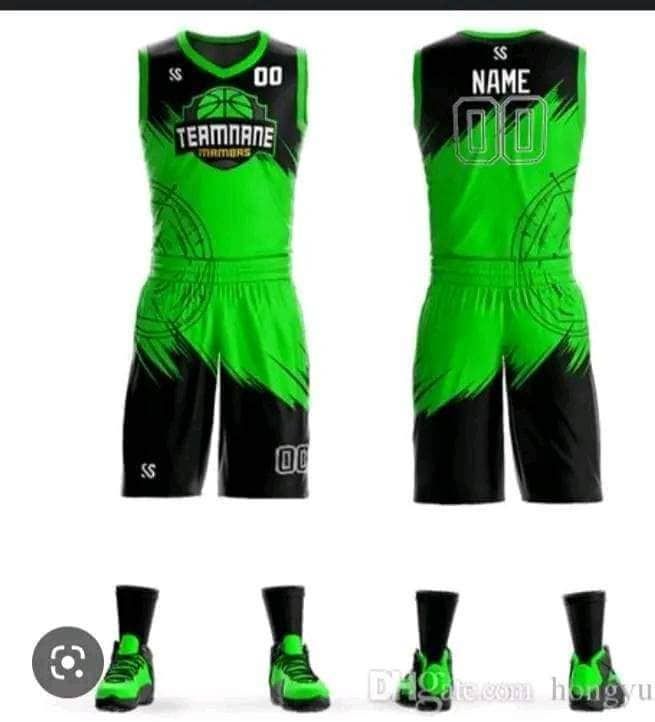 Complete basketball uniform