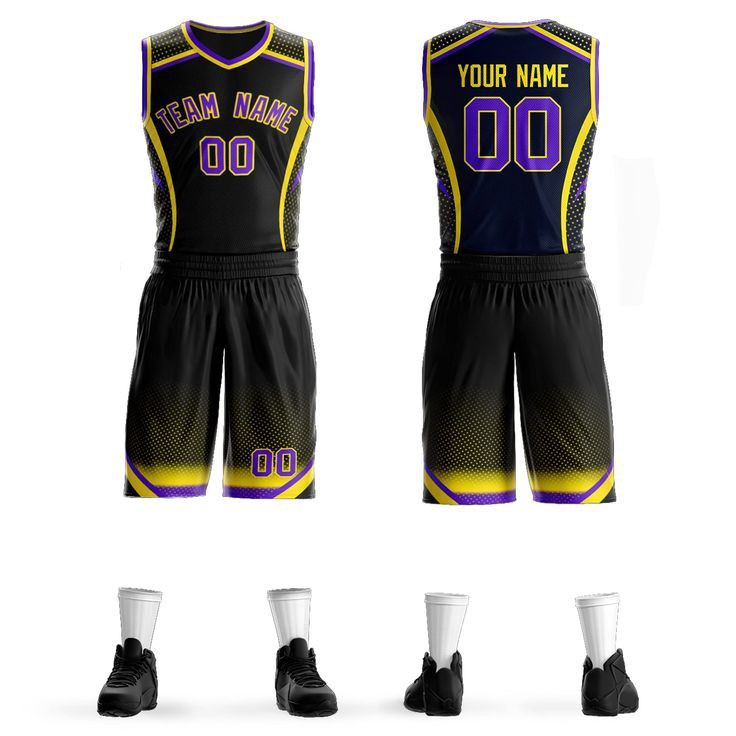 Complete basketball uniform